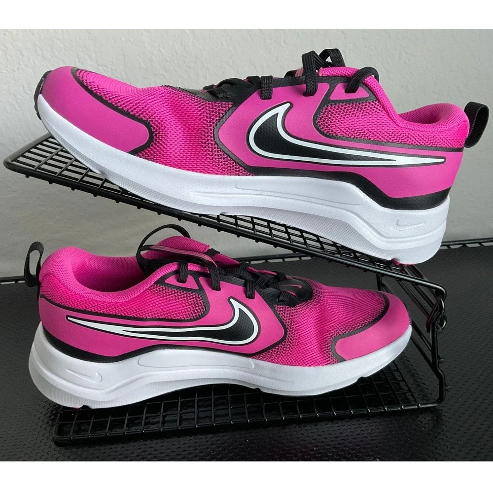 Nike Cosmic Runner GS Pink Black White HM4402-602 Youth Running Shoes Size 6Y